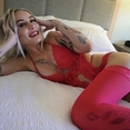 Petite Tatted Blonde