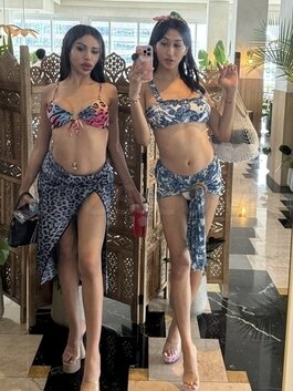 TS Heavenlybarbiie and Angel Bimbo